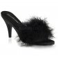 černé dámské erotické boty Amour-03-bsat - Velikost 45