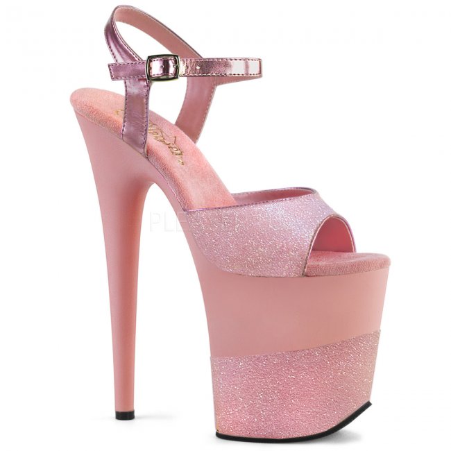 extra vysoké dámské boty s glitry Flamingo-809-2g-bpg - Velikost 37