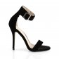 černé dámské sandálky Amuse-10-bvel - Velikost 38